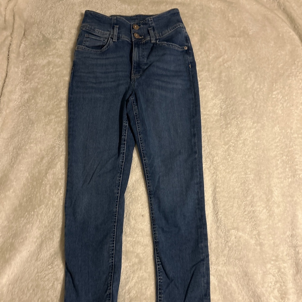 Dark denim high rise